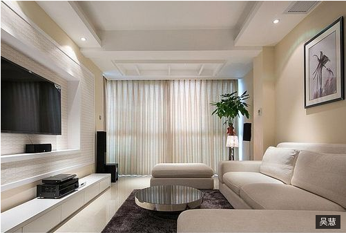 简约 客厅图片来自西安紫苹果装饰工程有限公司在现代简约风格的分享