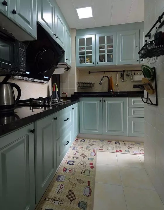 混搭 二居 旧房改造 厨房图片来自实创装饰上海公司在54㎡小家蜕变，想不到这么漂亮！的分享