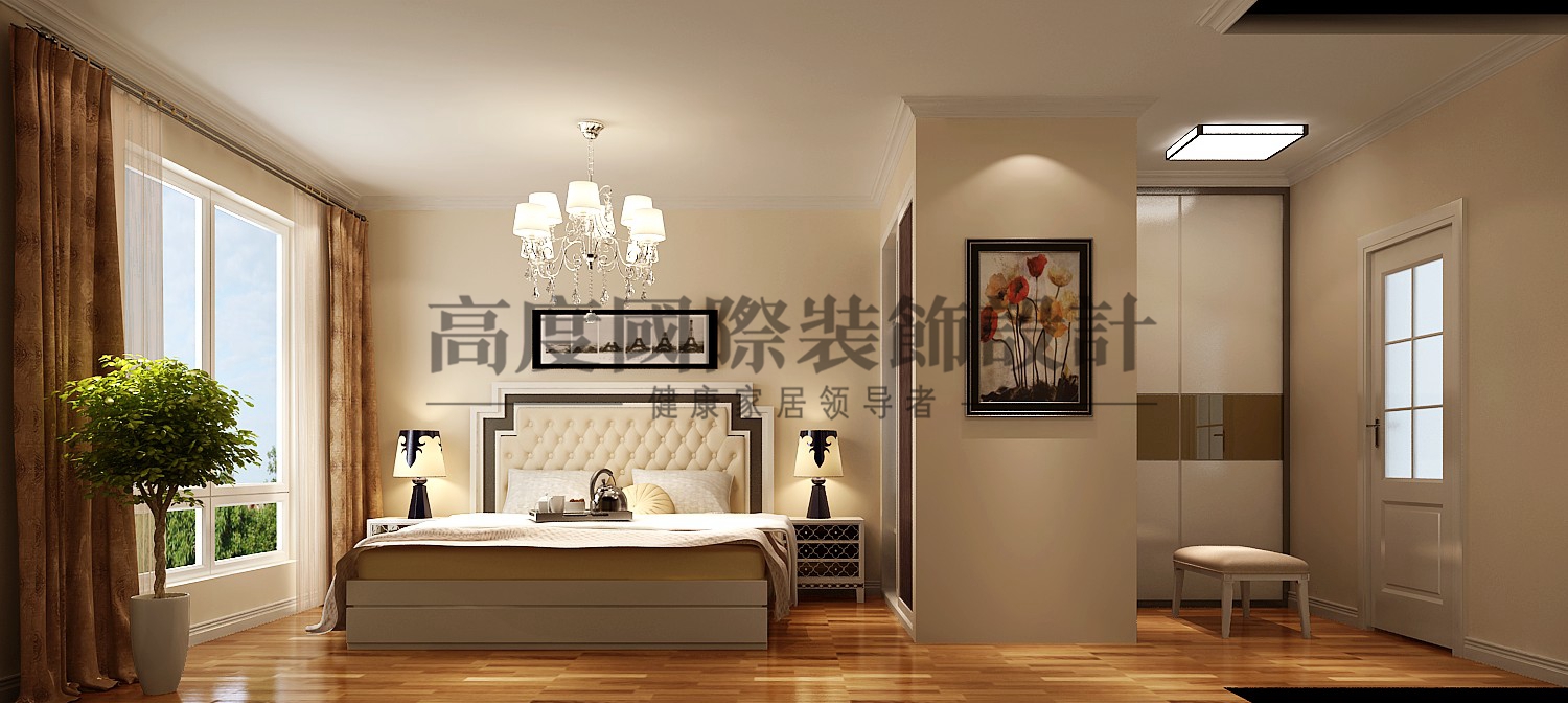 简约 南湖国际 装修设计 高度国际 卧室图片来自成都高度国际在【高清】131平现代来袭南湖国际的分享