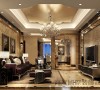 【高清】雍湖湾 新古典风格 客厅 成都高度国际装修设计