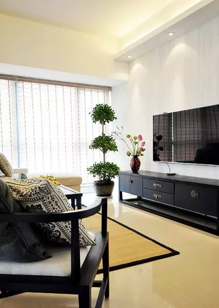 新中式风格 120平米新 新中式客厅 客厅图片来自上海实创-装修设计效果图在120平米三室户型新中式风格的分享