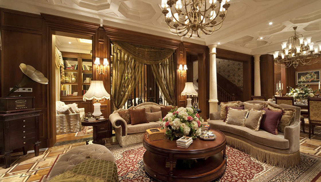 欧式 别墅 大气 贵族 客厅图片来自二十四城装饰重庆分公司在南方玫瑰城的分享