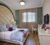 卧室：整体风格带上白色情调，欧式风格尽显无余。