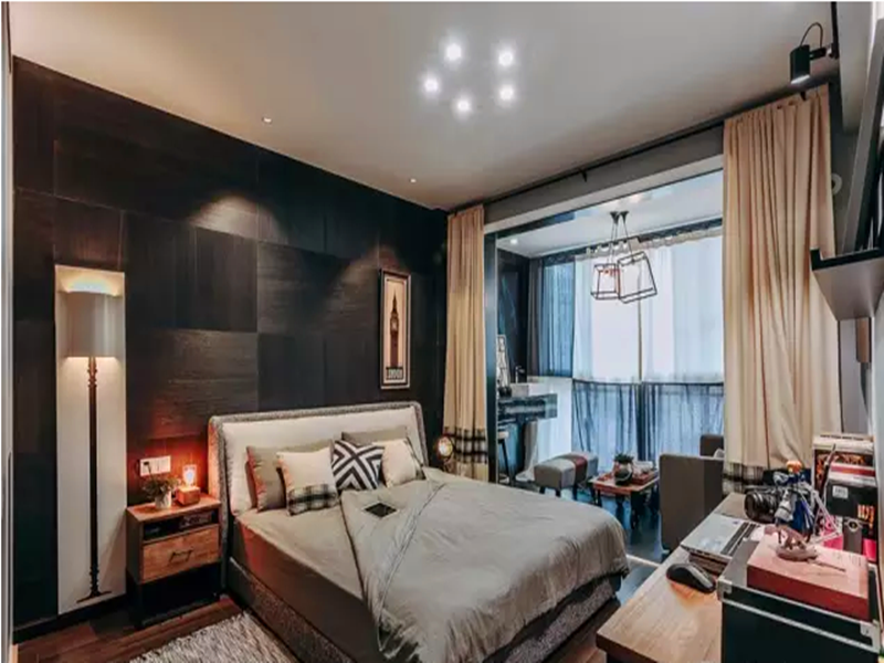 混搭 三居 收纳 旧房改造 小资 客厅 卧室图片来自沙漠雪雨在129平米现代简约混搭精致小资的分享