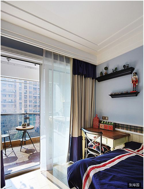混搭 卧室图片来自西安紫苹果装饰工程有限公司在法式清新混搭的分享
