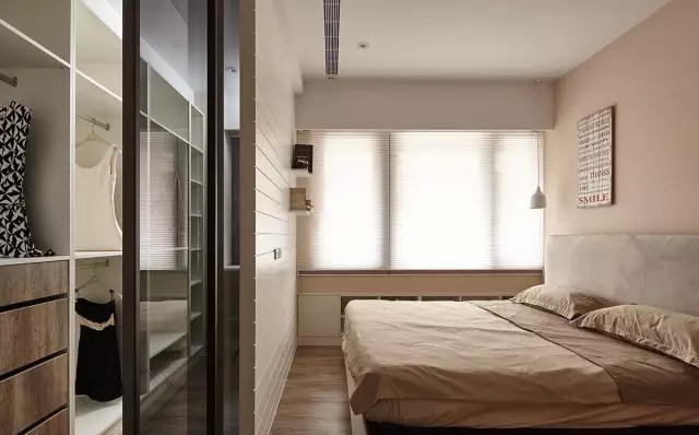 简约 北欧风格 二居 卧室图片来自实创装饰上海公司在99平朴素清新北欧公寓的分享