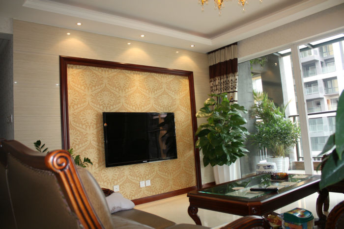华侨城 152平米 现代欧式 四室 客厅图片来自cdxblzs在华侨城 152平米 现代欧式 四室的分享