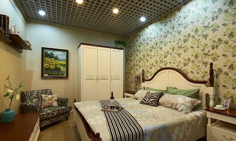 卧室图片来自二十四城装饰重庆分公司在约克郡的分享