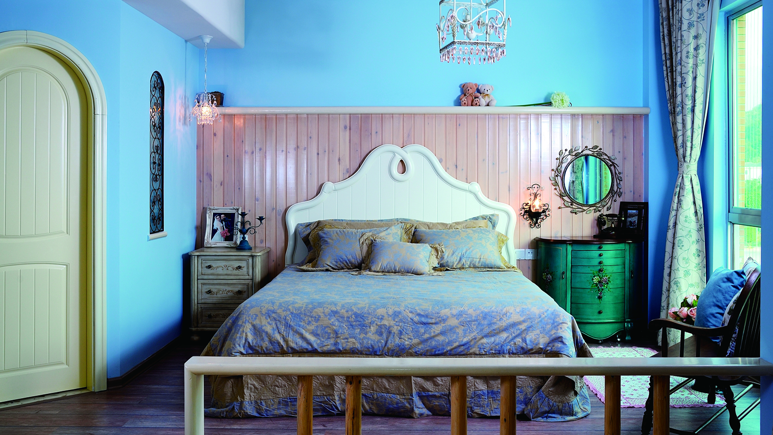 卧室图片来自二十四城装饰重庆分公司在约克郡汀兰的分享