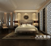 碧桂园新古典装修260平复式效果图——卧室全景，良好的采光设计仿佛沐浴在阳光下