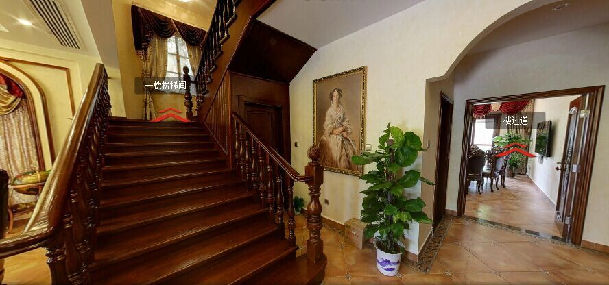 楼梯图片来自用户5877966605在玫瑰园独栋别墅的分享