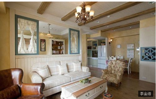 二居 客厅图片来自西安紫苹果装饰工程有限公司在欧美风情2的分享