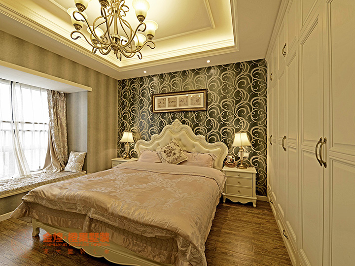 三居 卧室图片来自金煌装饰有限公司在古典而简约的欧式田园风格的分享
