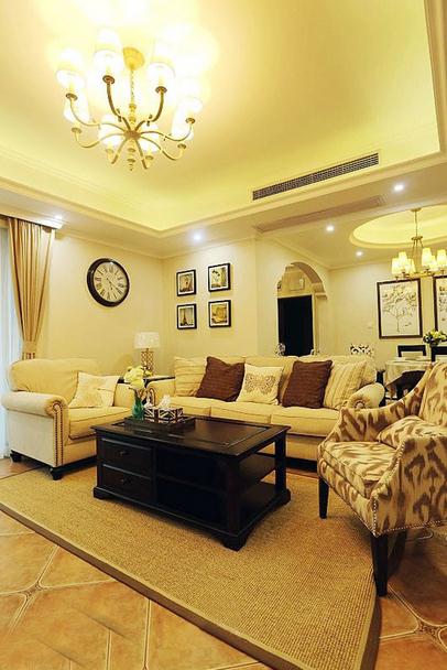 美式 欧式 三居 客厅图片来自北京大成日盛装饰设计在刘家窑三居美式风格装修案例的分享