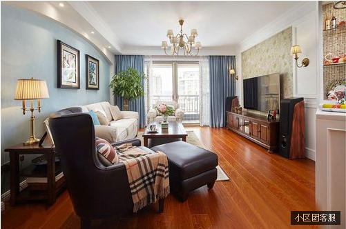 混搭 客厅图片来自西安紫苹果装饰工程有限公司在欧美风情3的分享