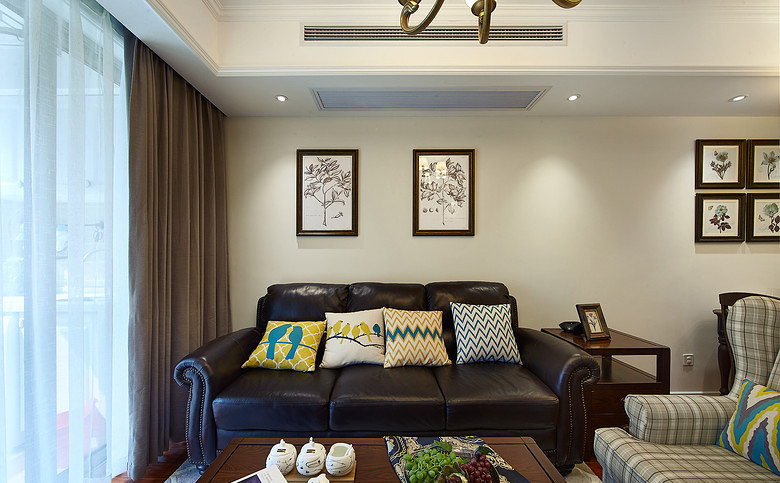 客厅图片来自家装大管家在87平实用温馨的美式家 暖意融融的分享