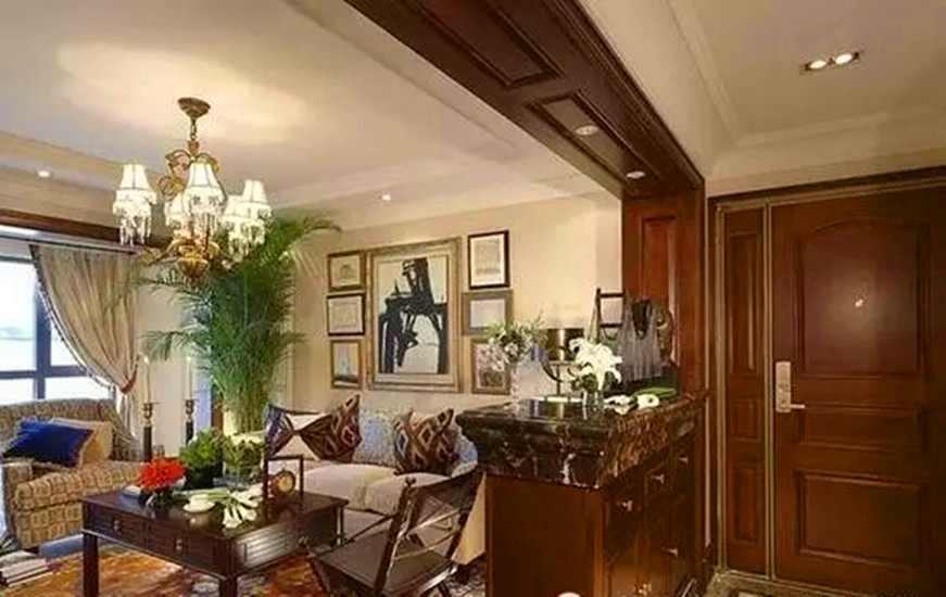 美式 度假 二居 设计 装修 风格 客厅图片来自高度国际装饰宋增会在97平美式二居室度假风格的分享