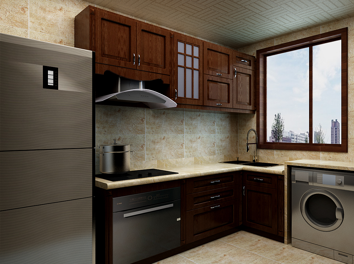 厨房 厨房图片来自乐豪斯装饰张洪博在天海98两室户型中式风格的分享