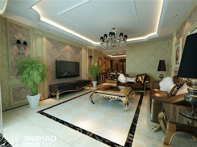 欧式 客厅图片来自石家庄装饰家美1在【石家庄装修】锦城的欧式风情的分享