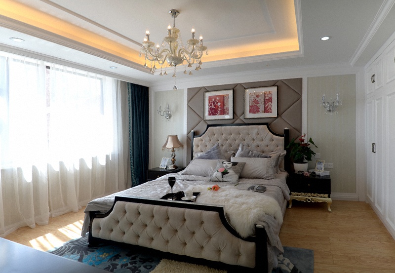 欧式 四居 卧室图片来自北京大成日盛装饰设计在车道沟四居室欧式风格装修案例的分享