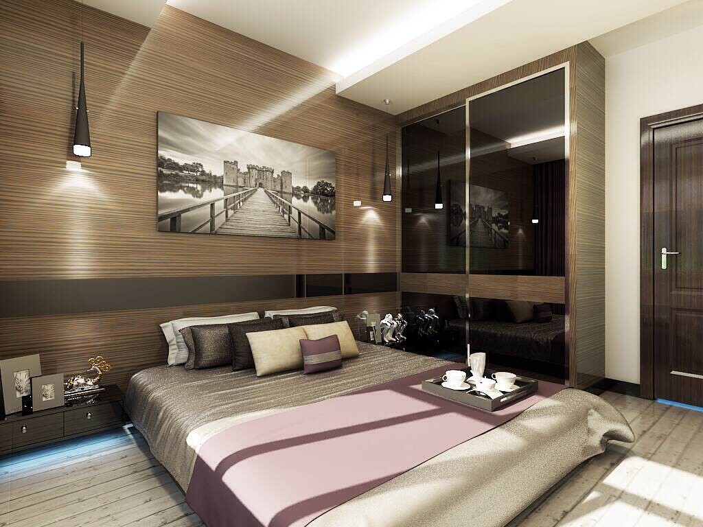 卧室图片来自实创装饰上海公司在60平咖啡色个性空间 老房改造的分享