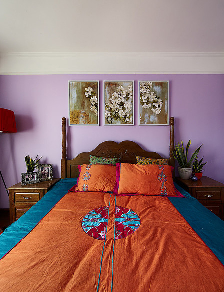 卧室图片来自家装大管家在奇妙色彩搭配 令人难忘95平美宅的分享