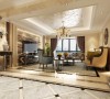 上海凤凰城四房户型欧式新古典风格设计方案展示，上海腾龙别墅设计师任云龙作品，欢迎品鉴！