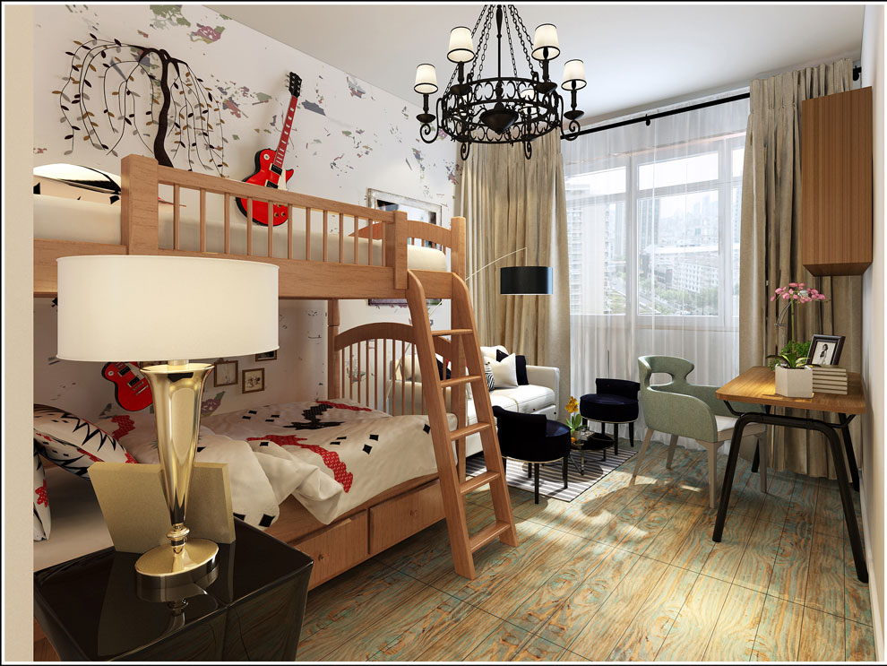 欧式 简约 星岛国际 城市人家 卧室图片来自贵州城市人家装饰在110m²简欧风格（金龙星岛国际）的分享