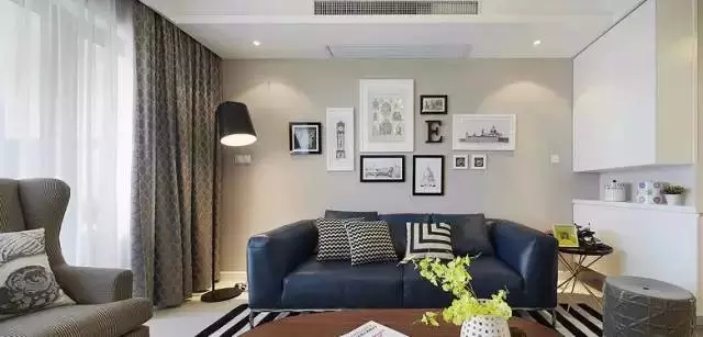 简约 三居 客厅图片来自实创装饰上海公司在137㎡现代混搭三居室的分享
