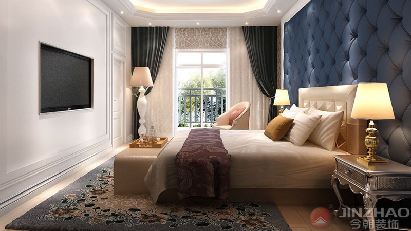 卧室图片来自山西今朝装饰小闫在绿地半山国际160平米-欧式风格的分享
