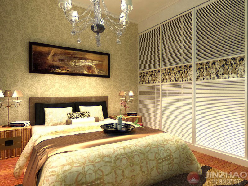 卧室图片来自山西今朝装饰小闫在阳光汾河湾140平米-欧式风格的分享