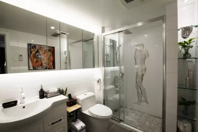 简约 一居 旧房改造 卫生间图片来自实创装饰上海公司在55㎡小户型变大豪宅！的分享
