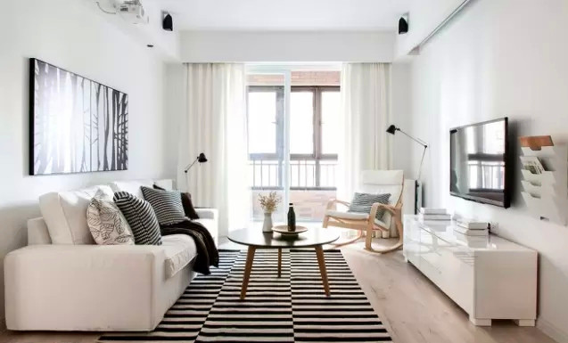 简约 现代 设计 户型 风格 客厅图片来自高度国际装饰宋增会在90平米房子装修出120平的效果来的分享