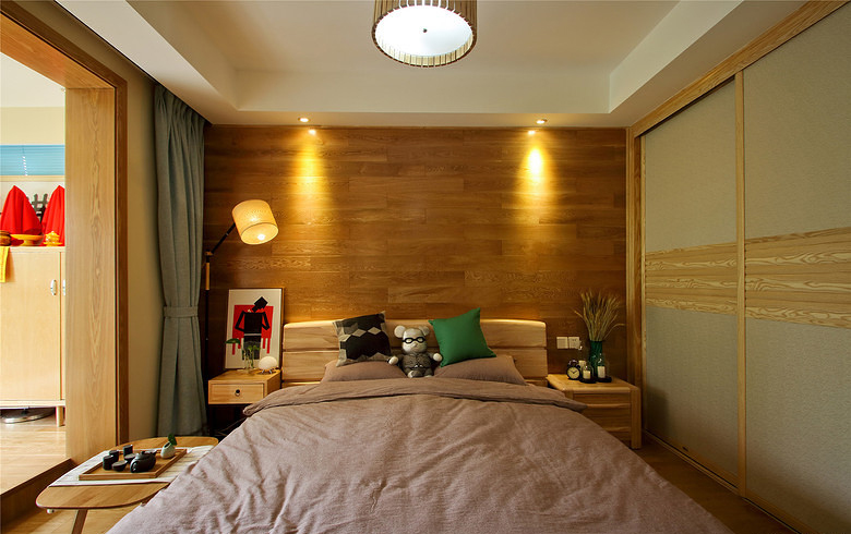 卧室图片来自家装大管家在禅茶一味 108平现代中式雅致3居的分享