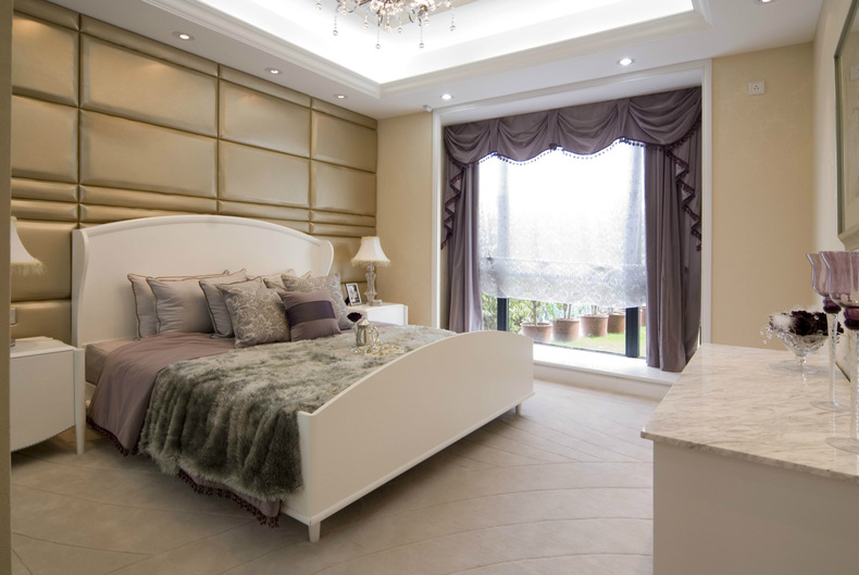 卧室 卧室图片来自成都心屋装饰公司在中海九号公馆装修案例的分享