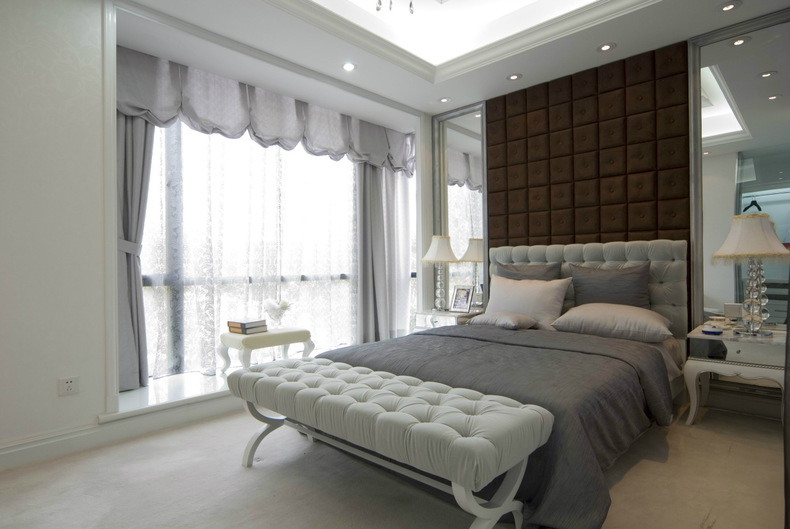 卧室案例 卧室效果图 卧室图片来自成都心屋装饰公司在中海九号公馆装修案例的分享