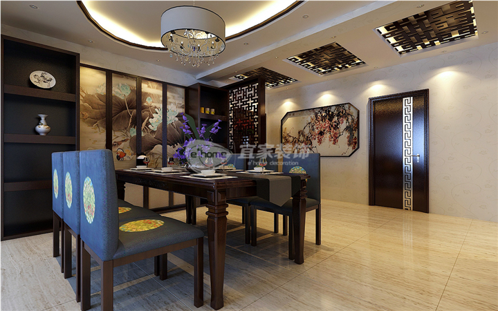 餐厅图片来自沈阳宜家装饰在鑫丰雍景豪城新中式风格的分享