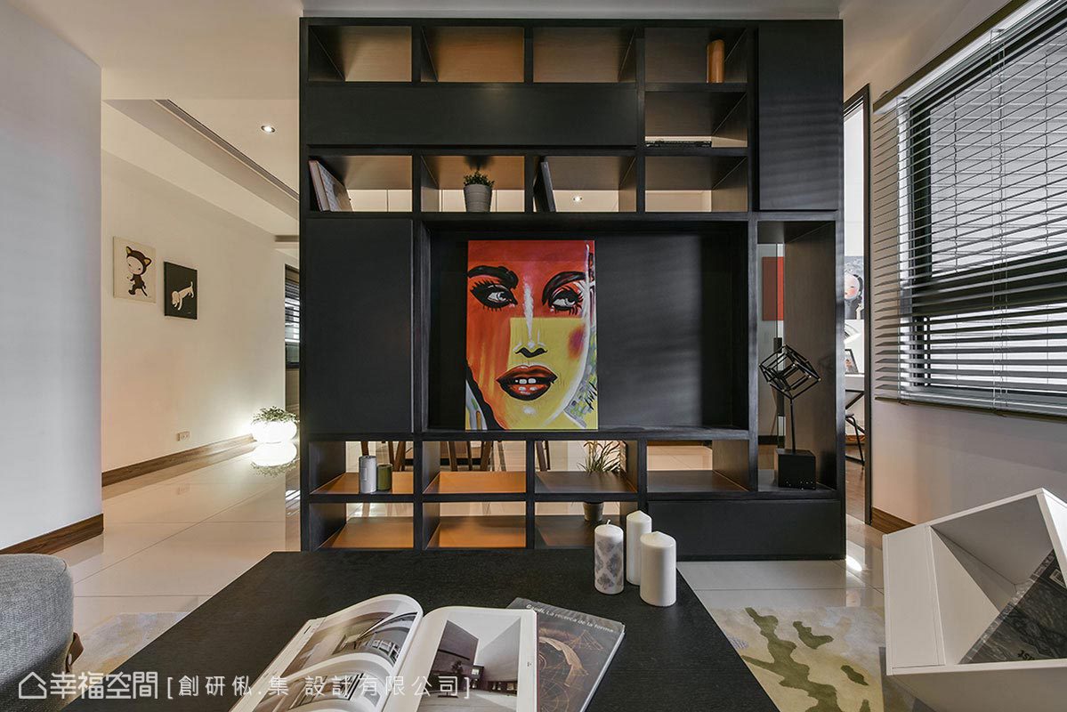 二居 现代 简约 收纳 客厅图片来自幸福空间在99平现代风格冠德鼎峰的分享