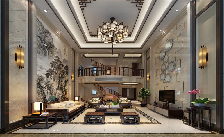 中式 优雅 客厅图片来自居众装饰佛山分公司在居众装饰-云山峰境泷庭墅的分享