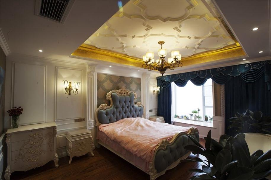 三居 欧式 80后 旧房改造 卧室图片来自朗润装饰工程有限公司在保利锦湖林语欧美风情实景图的分享