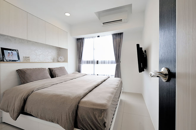 简约 二居 80后 卧室图片来自rongzhimei在86平方现代2居的分享