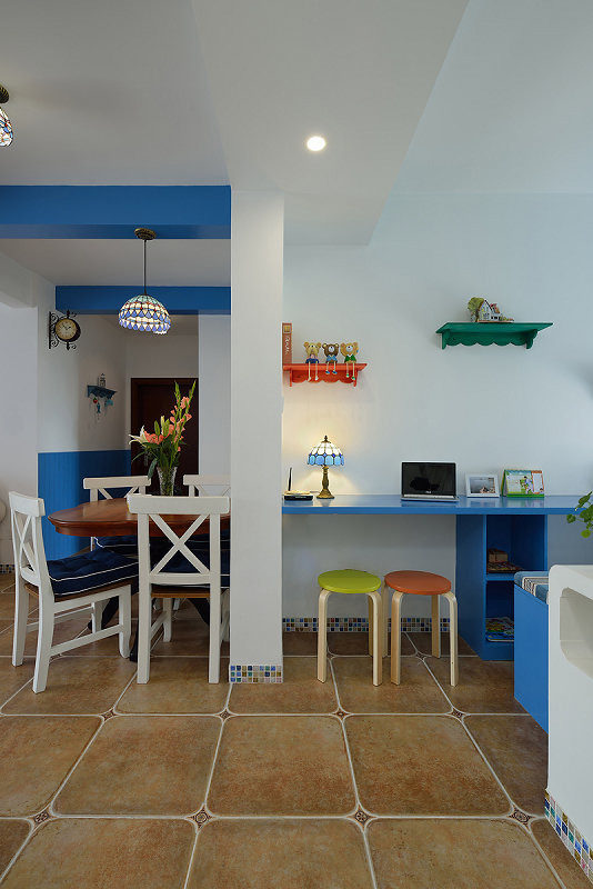 餐厅图片来自玉玲珑装饰在于先生蓝调地中海的新房的分享