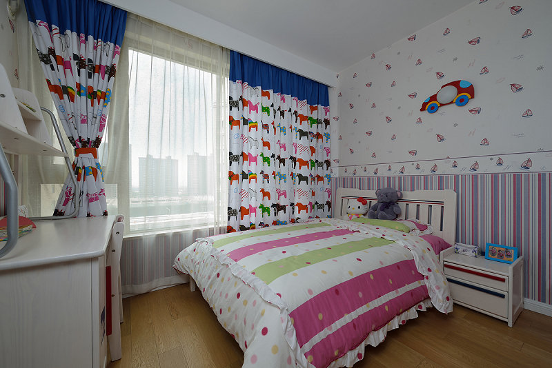 儿童房图片来自玉玲珑装饰在于先生蓝调地中海的新房的分享