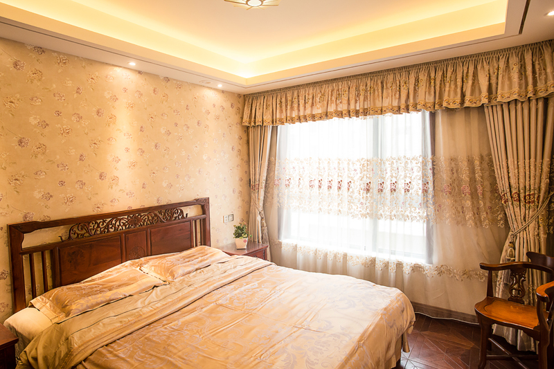中式 卧室图片来自玉玲珑装饰在宋先生的新家的分享
