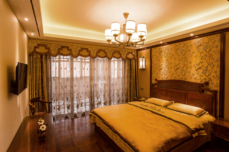 中式 卧室图片来自玉玲珑装饰在宋先生的新家的分享