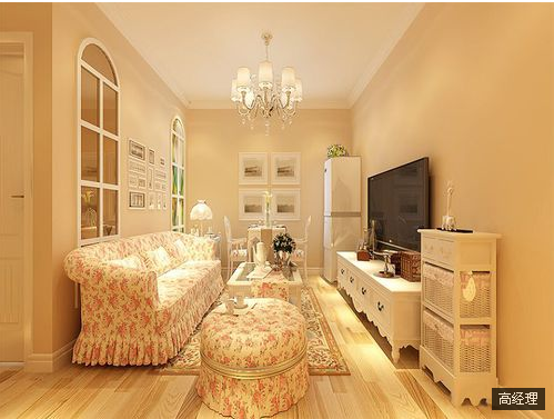 二居 客厅图片来自西安紫苹果装饰工程有限公司在田园风格8的分享