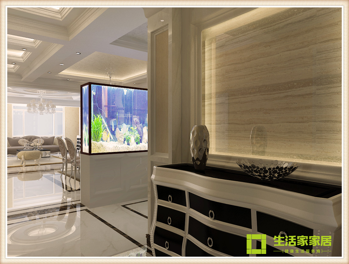 其他图片来自天津生活家健康整体家装在依水和墅简欧装修效果的分享