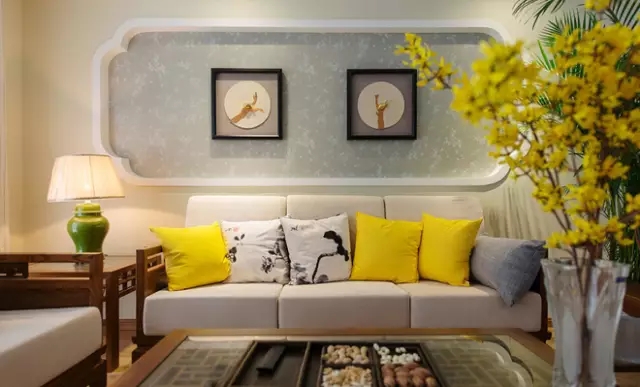 新中式风格 三居 客厅图片来自实创装饰上海公司在130㎡新中式唤醒时尚家居热潮的分享