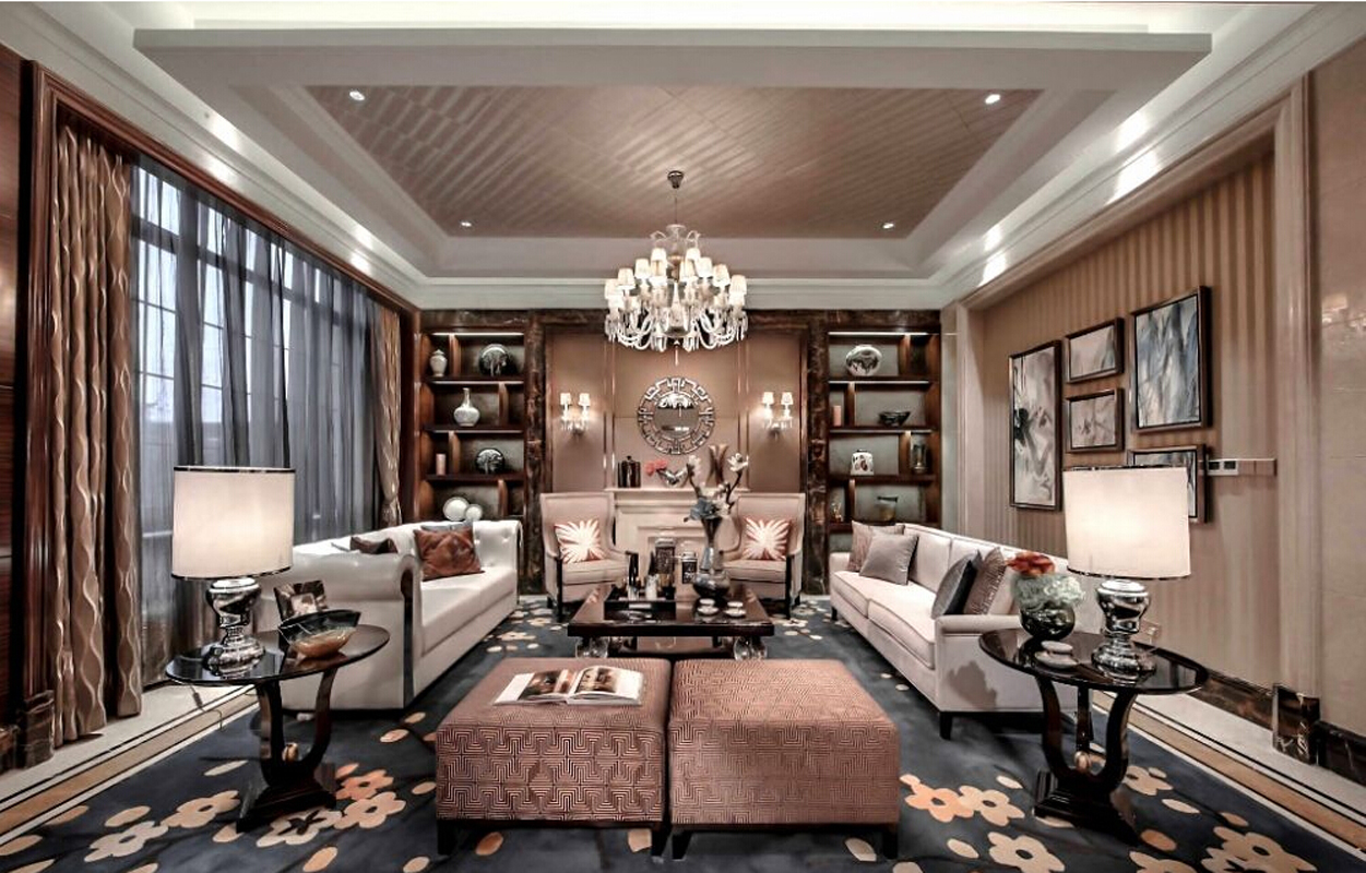 公寓 古典 新式 客厅图片来自张勇高级室内设计师在泛海国际新古典精品设计案例效果的分享