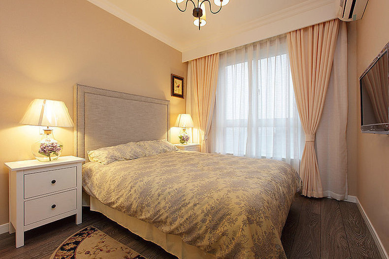 卧室图片来自西安福尚装饰家装体验馆在风憬天下现代三居的分享